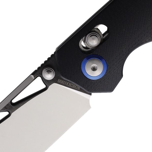 Rough Rider Slide Lock D2 Folding Knife - Black G10