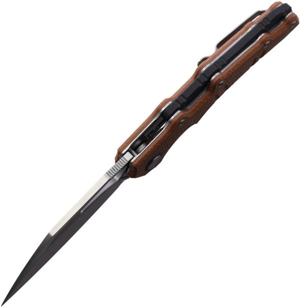 Linerlock Brown Micarta