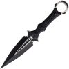 Rough Rider Dagger Fixed Blade Knife - Black G10 Extended