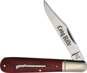 RR2618.jpg Rough Rider Long Rifle Grandad Barlow Red Bone Knife