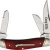 RR2619.jpg Rough Rider Long Rifle Sowbelly Red Bone Folding Knife