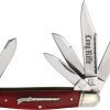 RR2622.jpg Rough Rider Long Rifle Six Blade Stockman Red Bone Knife