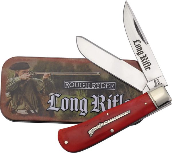 RR2623_add_01.jpg Rough Rider Long Rifle Jumbo Trapper Red Bone Folding Knife
