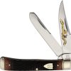 Rough Rider 30th Anniversary Trapper Brown Bone Folding Knife