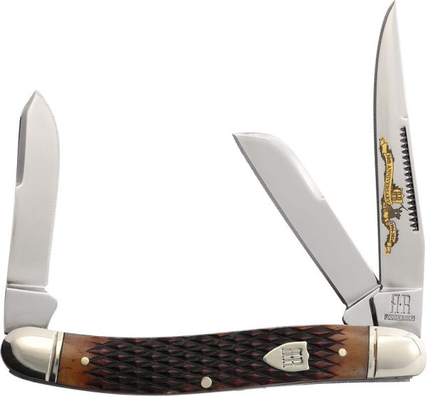 Rough Rider 30th Anniversary Stockman - Brown Bone