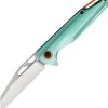 Rough Rider Miami Fast Teal Aluminum Linerlock