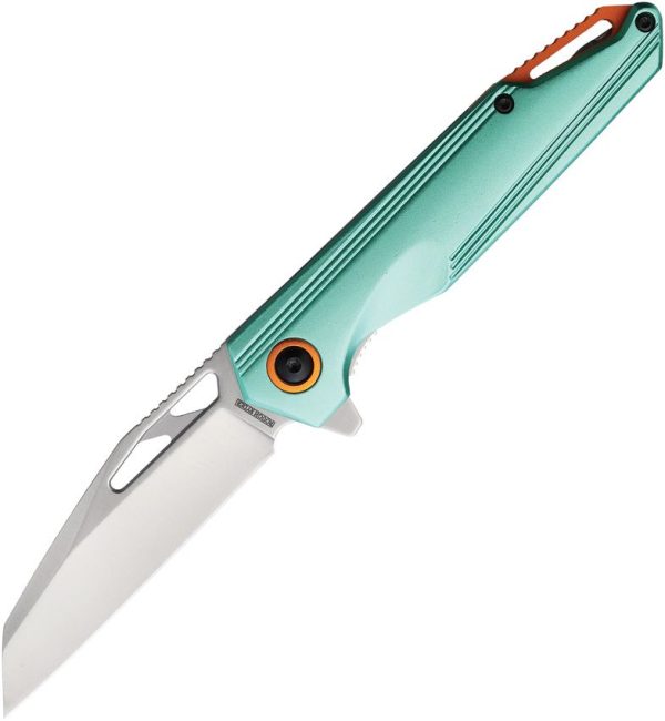 Rough Rider Miami Fast Teal Aluminum Linerlock