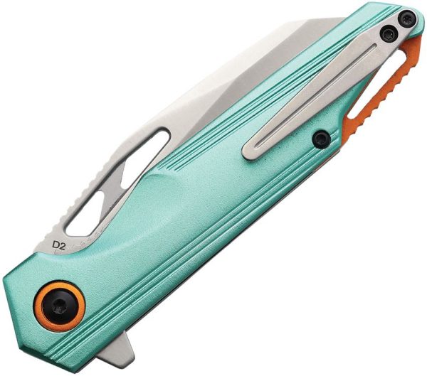 Rough Rider Miami Fast Teal Aluminum Linerlock