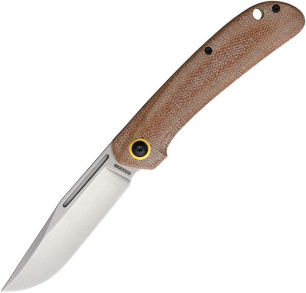 Rough Rider Slip Joint Brown Micarta D2 Blade