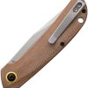 Rough Rider Slip Joint Brown Micarta D2 Blade