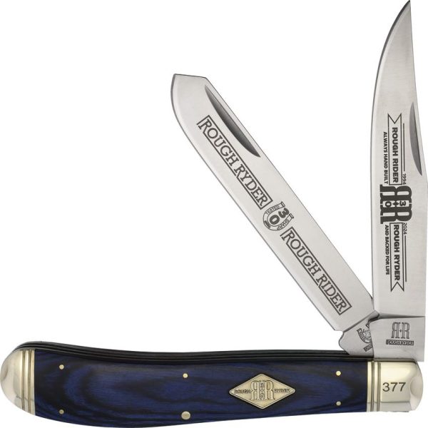 Rough Rider 30th Anniversary 8 Inch Trapper Blue
