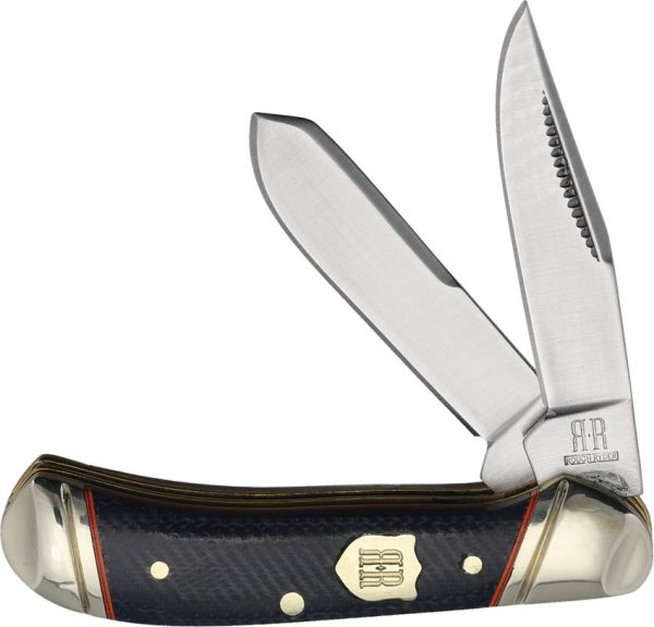 Rough Rider Tiny Trapper Denim Micarta Faded Blue