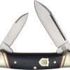 Rough Rider Mini Canoe Blue Denim Micarta Folding Knife
