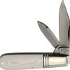 Rough Rider Tuxedo Barlow White Micarta Folding Knife