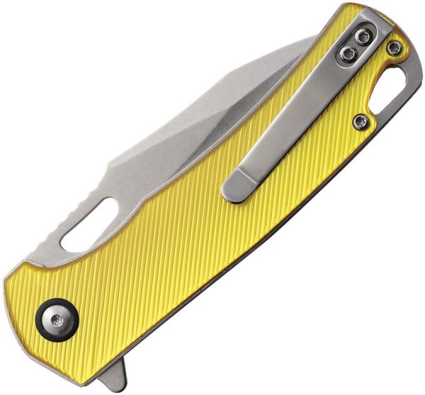 Rough Rider Linerlock Amber Acrylic Stonewash Spear