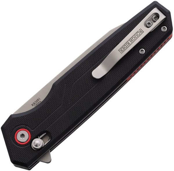 Rough Rider Crossbar Lock A/O Black G10 Bead Blast