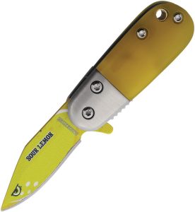 Rough Rider Linerlock A/O Sour Lemon Yellow Acrylic