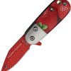 Rough Rider Linerlock A/O Strawberry Acrylic Artwork