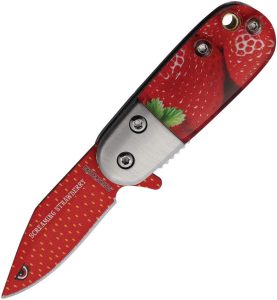 Rough Rider Linerlock A/O Strawberry Acrylic Artwork
