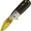 Rough Rider Linerlock A/O Bad Nanner Black Yellow G10