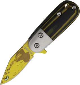 Rough Rider Linerlock A/O Bad Nanner Black Yellow G10