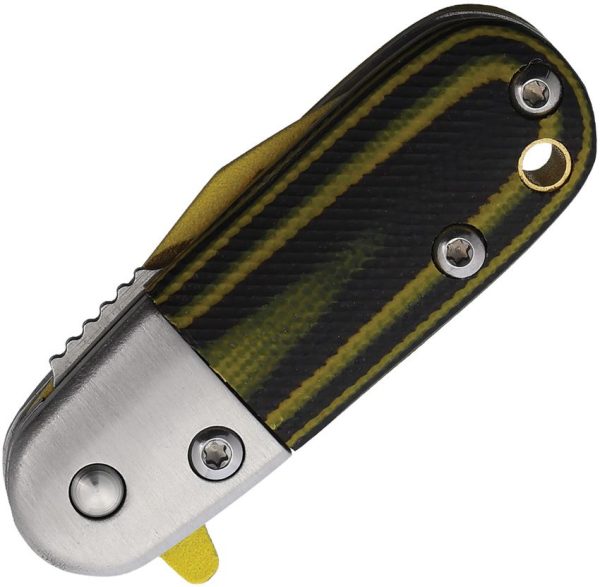 Rough Rider Linerlock A/O Bad Nanner Black Yellow G10