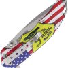Rough Rider Linerlock A/O Don't Tread Flag - Aluminum