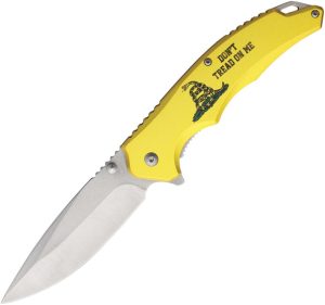Rough Rider Linerlock A/O Don't Tread - Aluminum