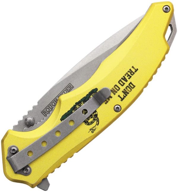 Rough Rider Linerlock A/O Don't Tread - Aluminum