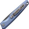 Rough Rider Linerlock Damascus Blue - Damascus Steel