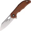 Rough Rider Linerlock Brown Micarta Folding Knife 3.25"
