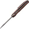 Rough Rider Linerlock Brown Micarta Folding Knife 3.25"