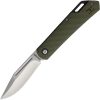 Rough Rider Slip Joint Green G10 - Drop Point