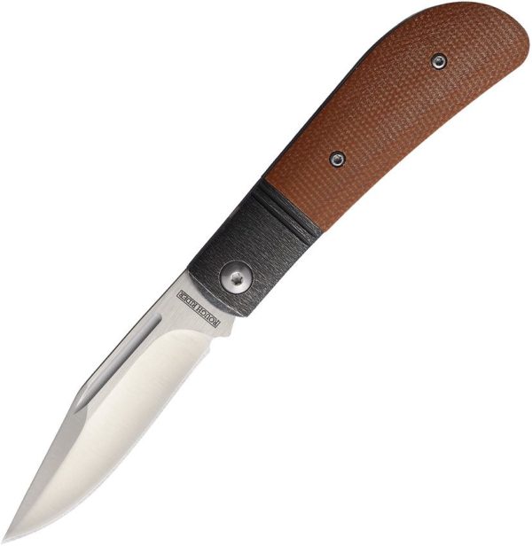 Rough Rider Slip Joint Polished Micarta - Canvas