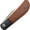 Rough Rider Slip Joint Polished Micarta - Canvas