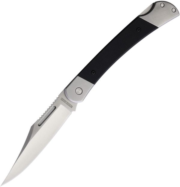 Rough Rider Lockback Black G10 Clip Point