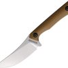 Rough Rider Fixed Blade Brown G10 Upswept
