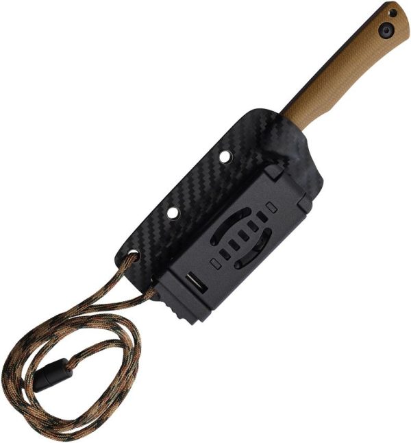 Rough Rider Fixed Blade Brown G10 Upswept