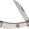 Rough Rider Lockback White Micarta Wharncliffe
