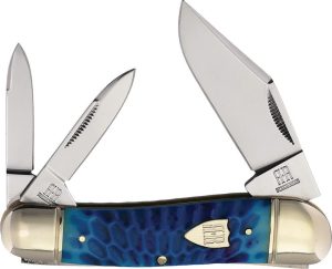 Rough Rider Whittler Blue Dragon Jigged Bone