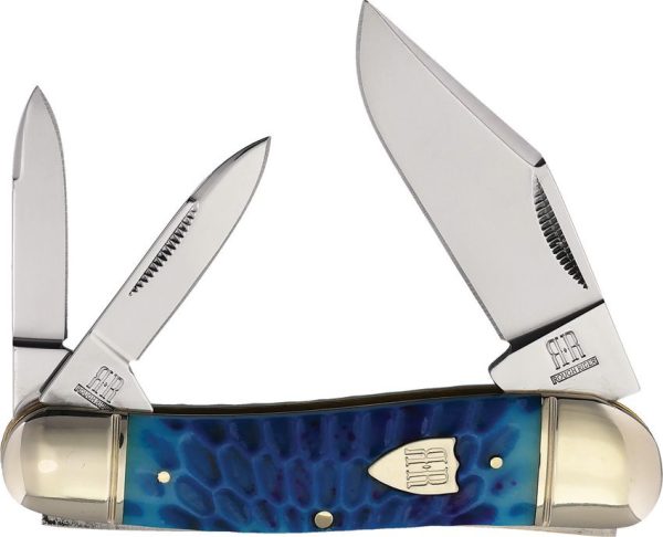 Rough Rider Whittler Blue Dragon Jigged Bone