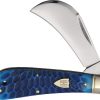 Rough Rider Hawkbill Blue Dragon Bone Folding Knife