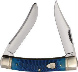Rough Rider Large Moose Blue Dragon Bone Knife