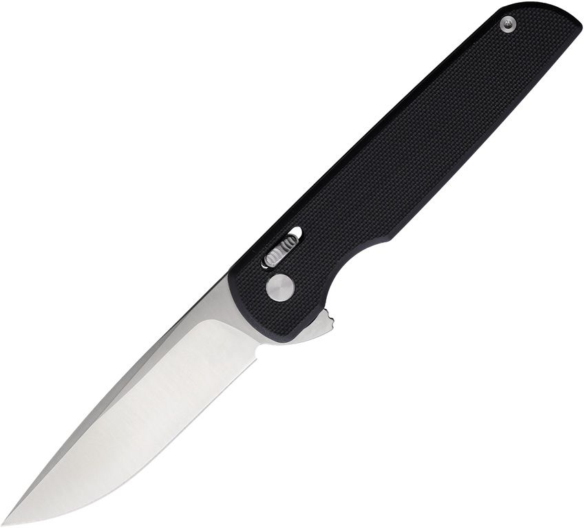 Rough Rider Slide Lock Folding Knife 3" D2 Black G10