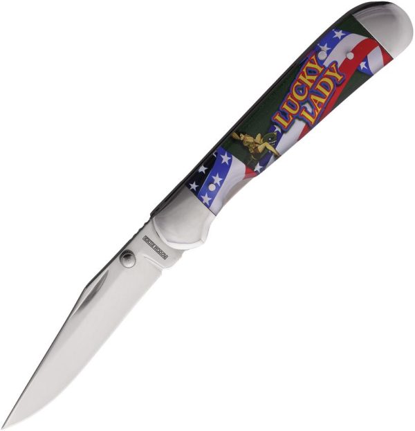 Rough Rider Lucky Lady Linerlock Acrylic Knife