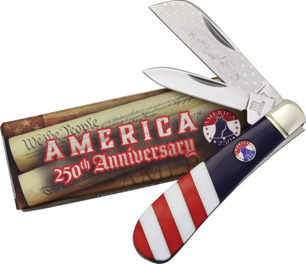 Rough Rider Half Hawk 250 USA Anniversary Knife