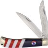 RR2734.jpg Rough Rider Jumbo Trapper 250 USA Folding Knife Red Blue Pearl