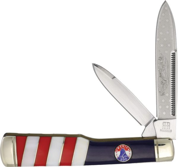 RR2741.jpg Rough Rider Gunstock 250 USA Anniversary Knife