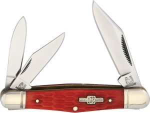 Rough Rider Whittler Red Bone Multi-Blade Knife