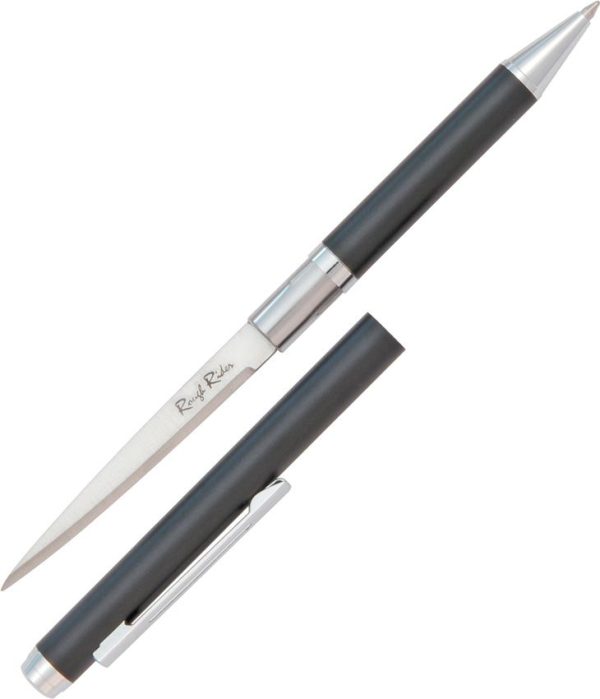 RR613.jpg Rough Rider Ink Pen Knife Black - 2.25in Blade